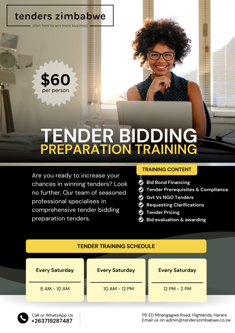 Get Latest Zimbabwe Tenders - Tenders Zimbabwe