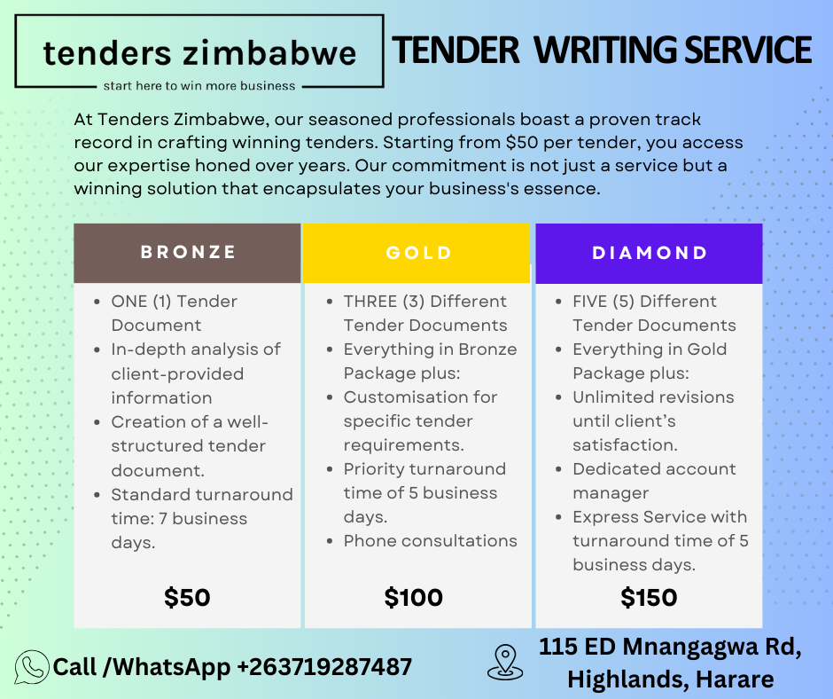 Tender Writing Service